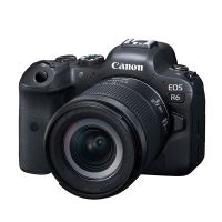 【8.10直播预订】佳能（Canon）EOS R6 RF24-105mmF4-7.1 IS STM 全画幅微单相机数码相机 套机（黑色）