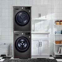 LG 13公斤洗衣机 FG13BV4 + 9公斤干衣机 RC90V9JV2W（曜岩黑）【洗烘套装】
